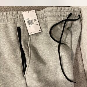 Nike Light Gray Joggers with Black Details